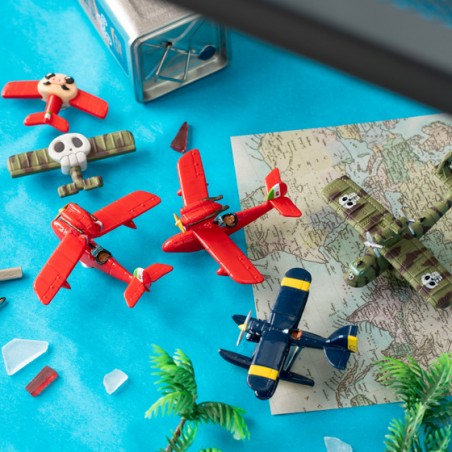 Figurines - Collection Seaplane Assorted 6 Magnets - Porco Rosso