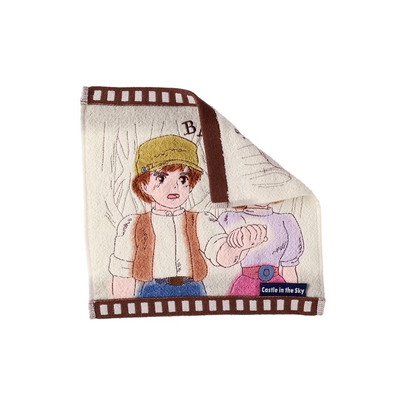 Household linen - Mini Towel Celluloid Sheeta & Pazu - Castle in the Sky