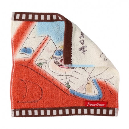 Household linen - Mini Towel Celluloid Marco’s seaplane - Porco Rosso