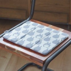 Muebles - Cojín de asiento Silhouette Totoro Gris - Mi vecino Totoro