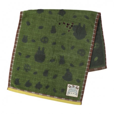 Linge de maison - Serviette Vert Automne 34x80 cm - Mon Voisin Totoro