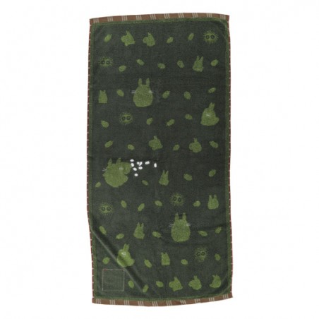 Linge de maison - Serviette Vert Automne 34x80 cm - Mon Voisin Totoro