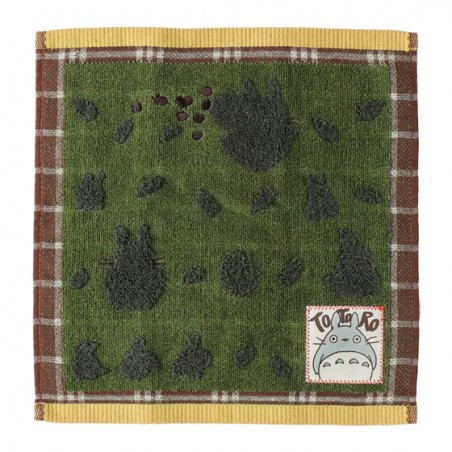 Linge de maison - Mini Serviette Vert Automne 25x25 cm - Mon Voisin Totoro