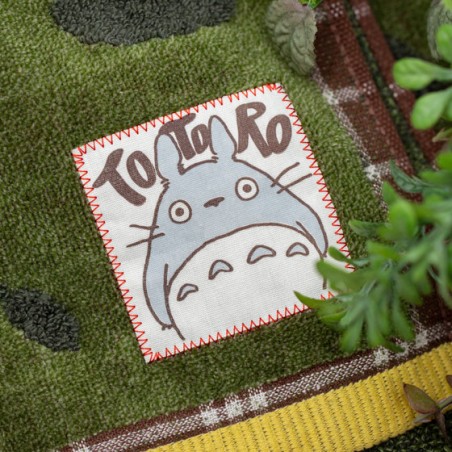 Linge de maison - Mini Serviette Vert Automne 25x25 cm - Mon Voisin Totoro