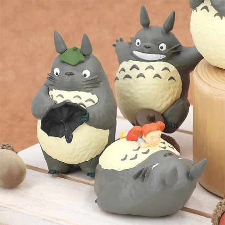 Figurines - Collection Totoro 02 Assorted 6 Figurines - My Neighbor Totoro