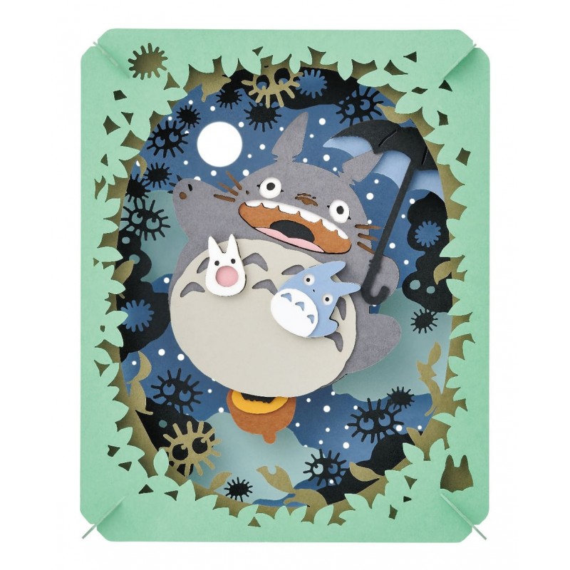 Paper Theaters - Paper Theatre Totoro Under the moon - My Neihgbor Totoro