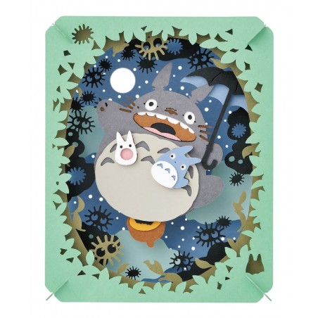 Loisirs créatifs - Théâtre de papier Totoro Sous la lune - Mon Voisin Totoro
