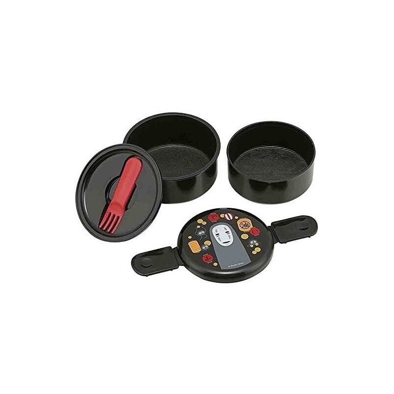 Bentos - Bento Round Two Parts Sin Cara & Lanterns - El viaje de Chihiro