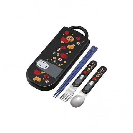 Chopsticks - Chopsticks Spoon Fork Set No Face & Lantern - Spirited Away