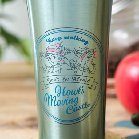 Kitchen and tableware - Stainless Steel 400ml Don't Be Afraid - Howl's MovingCastle
