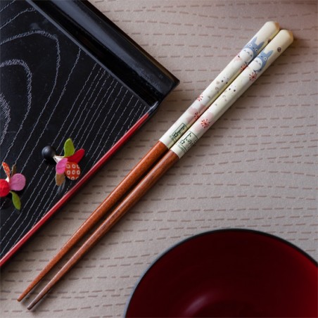 Chopsticks - Lacquered Chopsticks 21cm Cherry tree blooms - My Neighbor Totoro