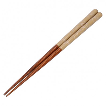 Chopsticks - Lacquered Chopsticks 21cm Sketches Brown - My Neighbor Totoro