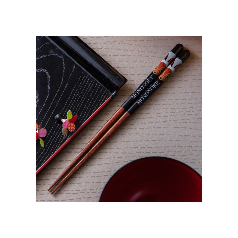 Chopsticks - Lacquered Chopsticks 21cm San’s Mask - Princess Mononoke