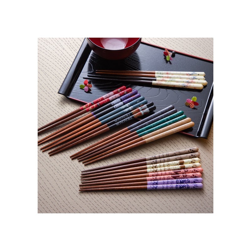 Chopsticks - Lacquered Chopsticks 21cm San’s Mask - Princess Mononoke