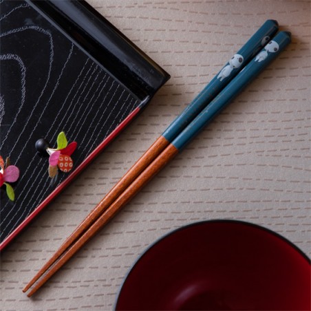 Chopsticks - Lacquered Chopsticks 21cm Kodama Dark Blue - Princess Mononoke