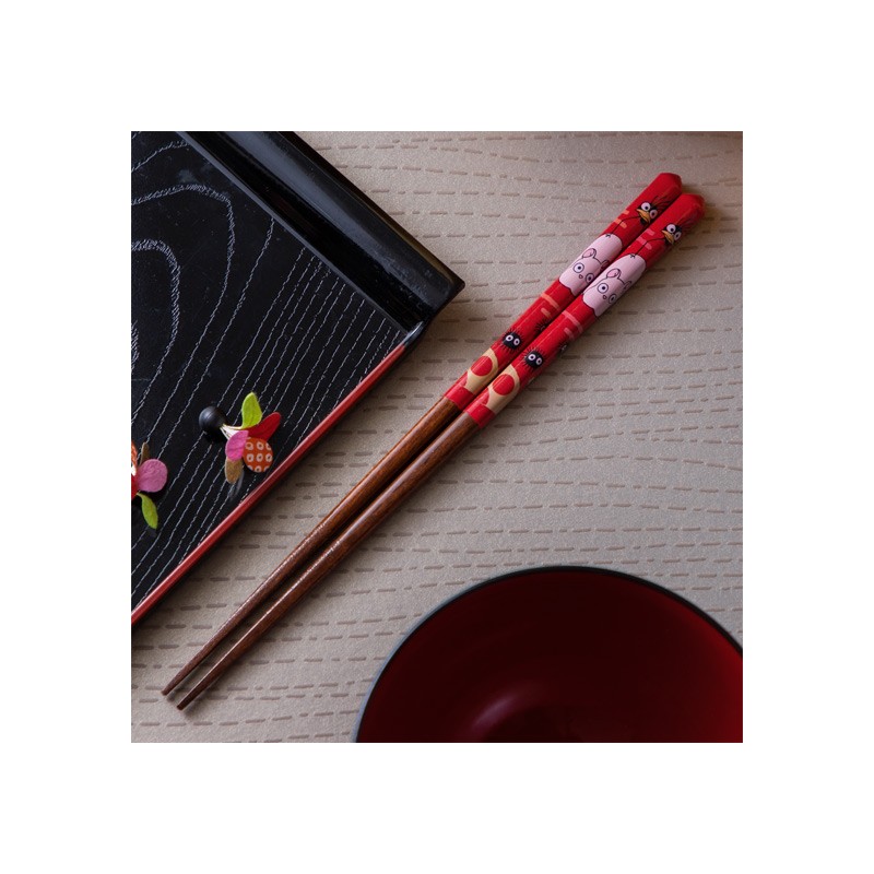 Lacquered Chopsticks 21cm Boh Mouse - Spirited Away