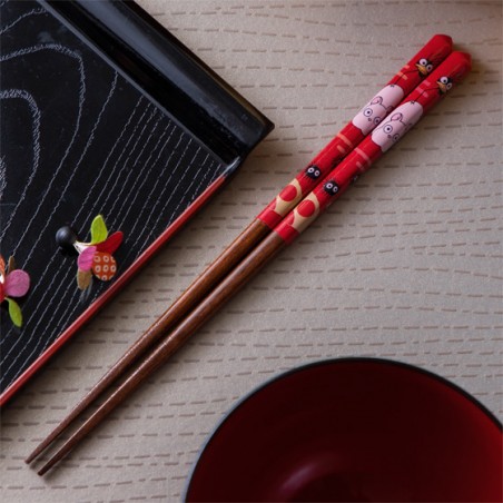 Chopsticks - Lacquered Chopsticks 21cm Boh Mouse - Spirited Away