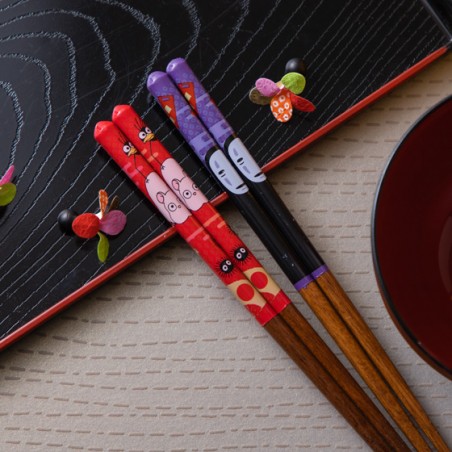 Chopsticks - Lacquered Chopsticks 21cm Boh Mouse - Spirited Away