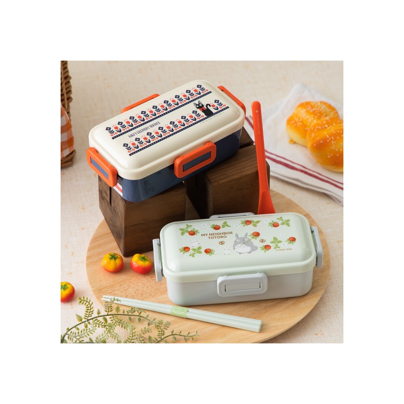 Bentos - Bento con 4 cierres Flores de campo 530 ml Nicky, la aprendiz de bruja