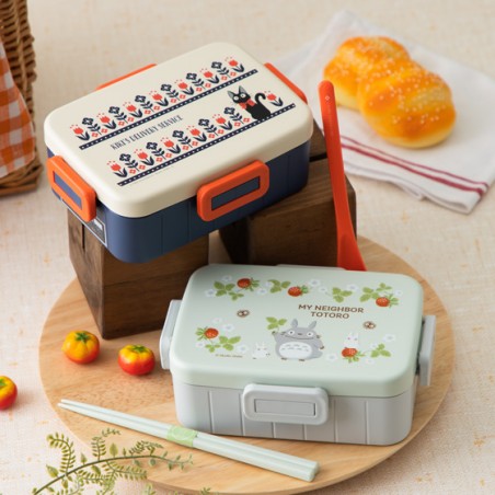 Bentos - Lunch box 4 locks Wild flowers 650 ml - Kiki’s Delivery Service