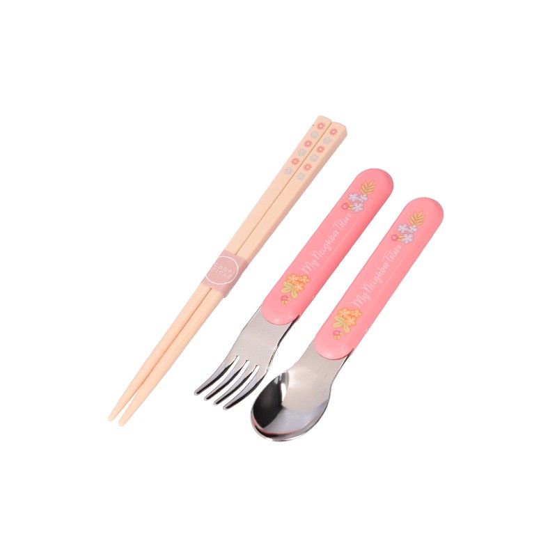 Chopsticks Spoon Fork Set Mei & Totoro - My Neighbor Totoro