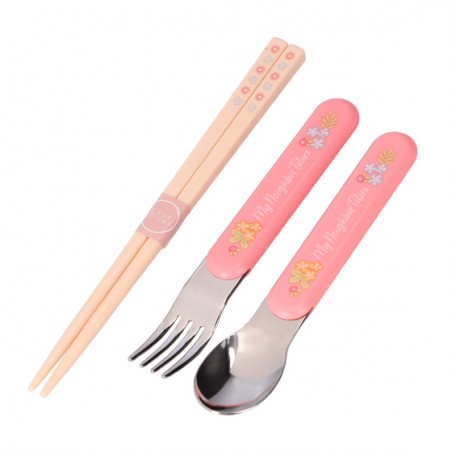 Chopsticks - Chopsticks Spoon Fork Set Mei & Totoro - My Neighbor Totoro