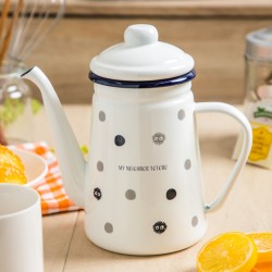 Cocina y vajilla - Tetera esmaltada Noiraudes 1,1l - Mi vecino Totoro