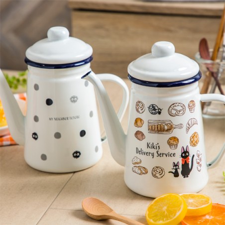 Kitchen and tableware - Enamel Tea Pot Soot Sprites 1,1l - My Neighbor Totoro