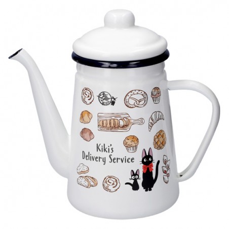 Kitchen and tableware - Enamel Tea Pot Viennese pastries 1,1l - Kiki's Delivery Service