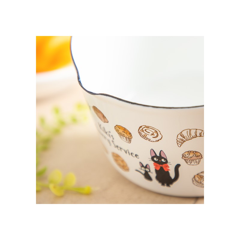 Cuisine et vaisselle - Poêlon émail Viennoiseries - Kiki la petite sorcière