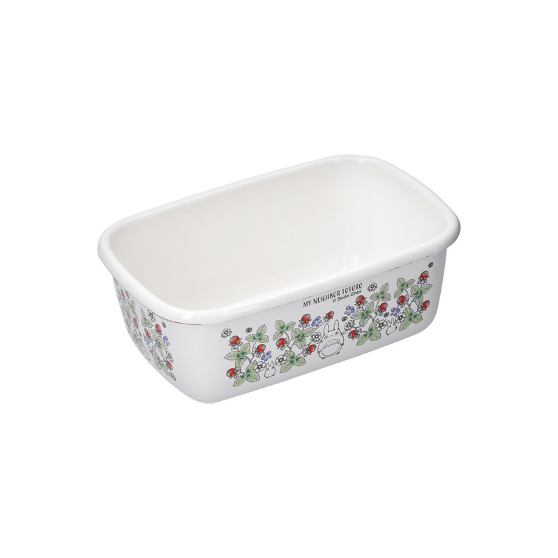 Kitchen and tableware - Enamel butter dish with wooden lid Soot Sprites 500ml - My Neighbor T