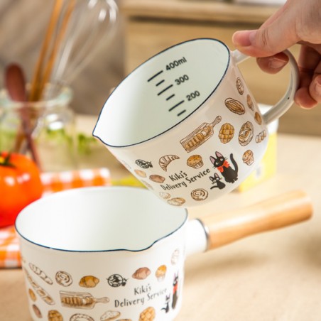 Cuisine et vaisselle - Tasse à mesurer émail Viennoiseries 450ml - Kiki la petite sorcière