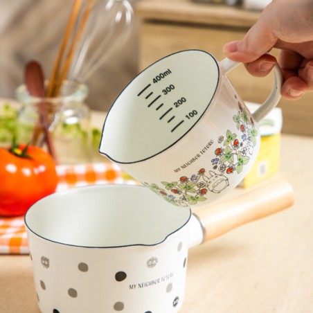 Cuisine et vaisselle - Tasse à mesurer émail Noiraudes 450ml - Mon Voisin Totoro