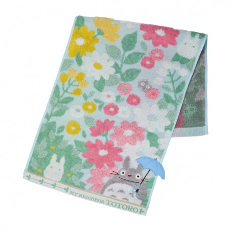Household linen - Towel Totoro Flower Fields 34x80 cm - My Neighbor Totoro