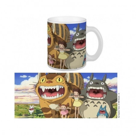 Mugs and cups - Mug Ghibli 02 - Nekobus & Totoro - My Neighbor Totoro