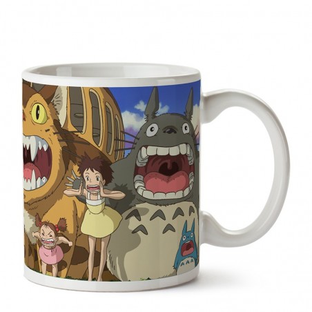 Mugs and cups - Mug Ghibli 02 - Nekobus & Totoro - My Neighbor Totoro