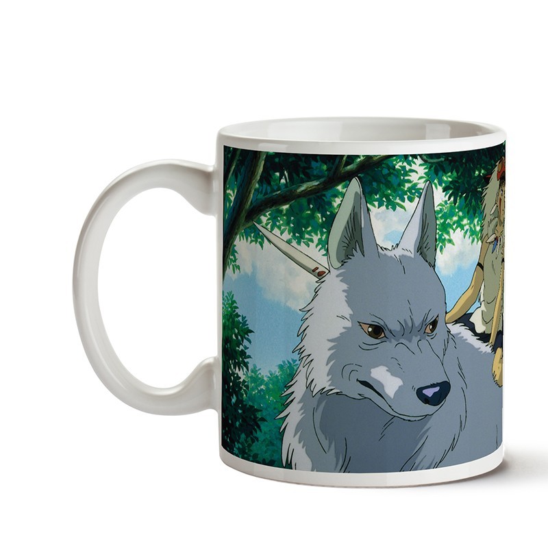Tazas y tazones - Taza Ghibli 05 - Mononoke - La princesa Mononoke