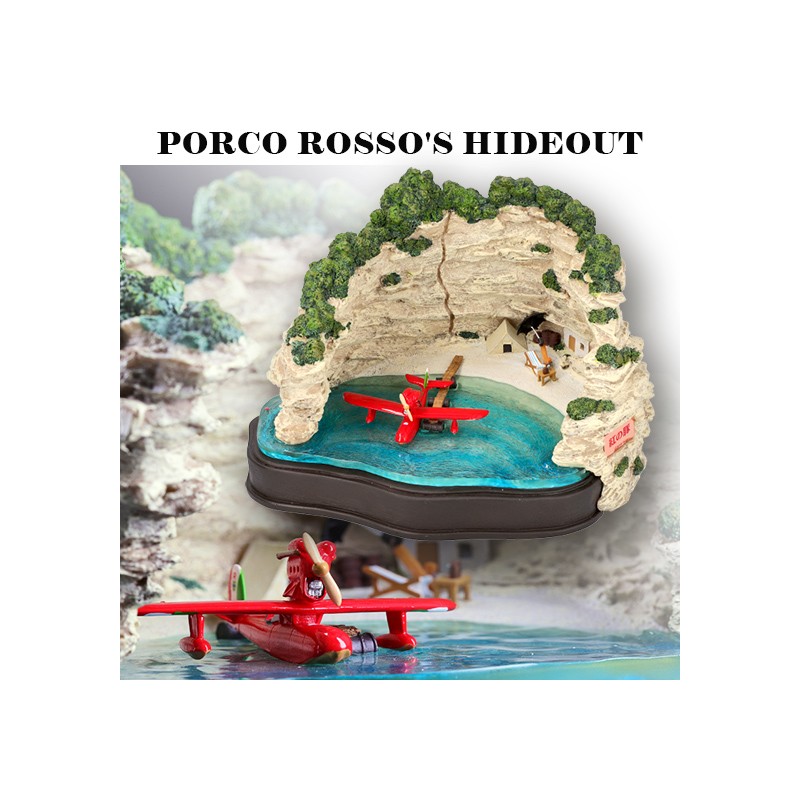 Décoration - Diorama Cachette de Marco - Porco Rosso
