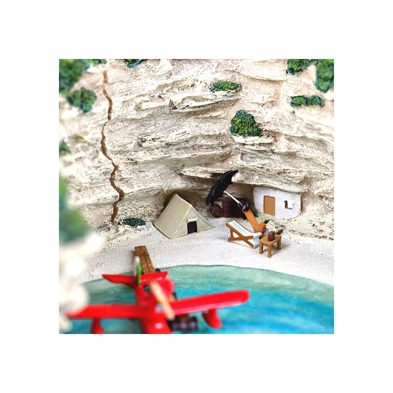 Décoration - Diorama Cachette de Marco - Porco Rosso