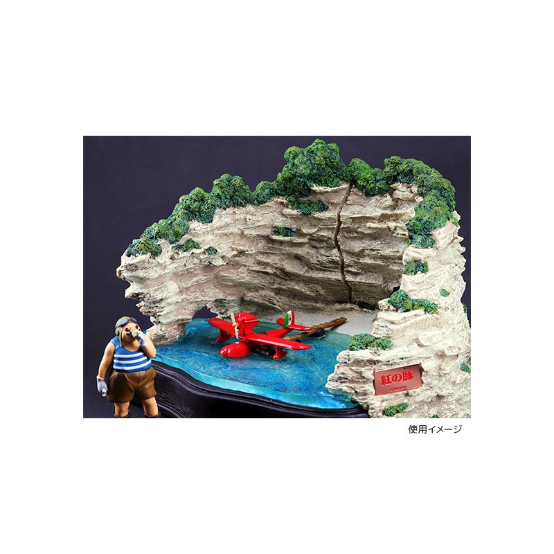 Décoration - Diorama Cachette de Marco - Porco Rosso