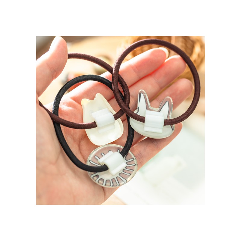 Accessoires - Élastique à Cheveux transparent Totoro Gris - Mon Voisin Totoro