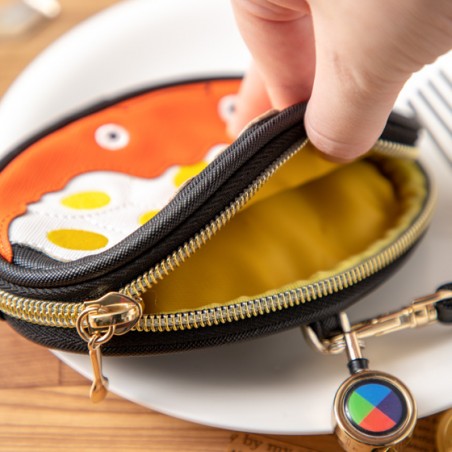 Accessories - Purse Calcifer & Bacon and Egg - Howl's Moving Castle