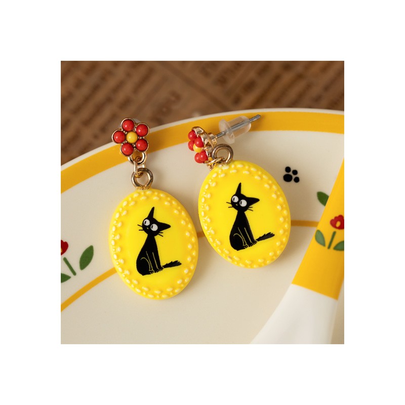 Bijoux - Boucles d’oreilles fantaisie jaunes Jiji - Kiki la petite sorcière