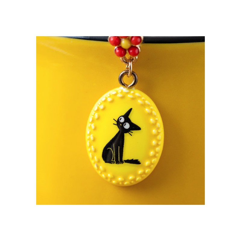 Bijoux - Boucles d’oreilles fantaisie jaunes Jiji - Kiki la petite sorcière