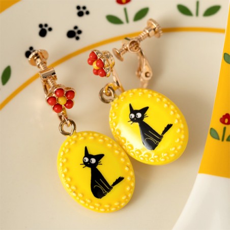 Jewellery - Fancy yellow earrings with clips Jiji - Kiki's Delivery Service