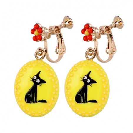 Bijoux - Boucles d’oreilles à clips fantaisie jaunes Jiji - Kiki la petite sor