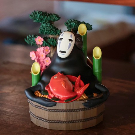 Décoration - Diorama No Face Golden bucket & bamboos - Spirited Away