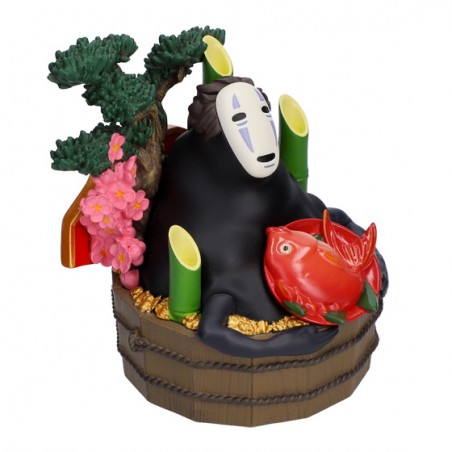 Décoration - Diorama No Face Golden bucket & bamboos - Spirited Away