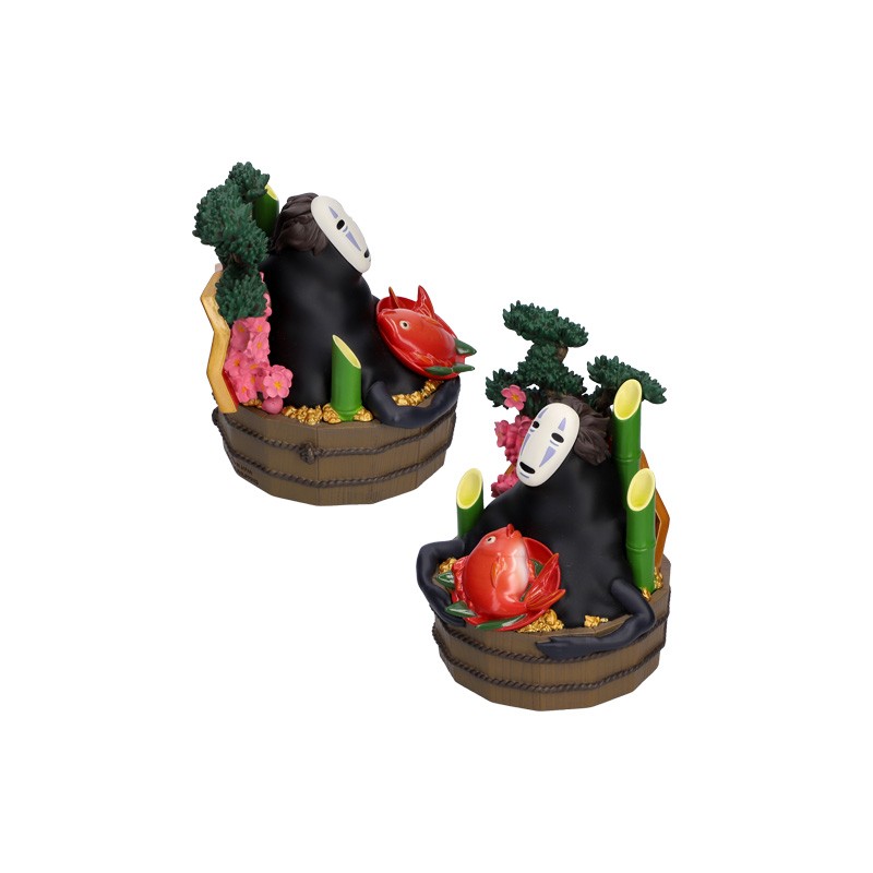 Décoration - Diorama No Face Bassine d’or et bambous - Le Voyage de Chihiro