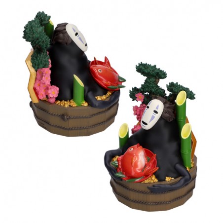 Décoration - Diorama No Face Golden bucket & bamboos - Spirited Away